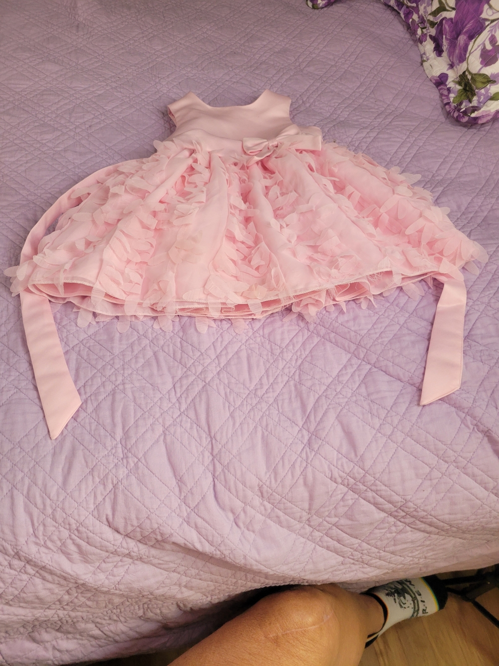 American Princess Light Pink Ruffled Party Dress